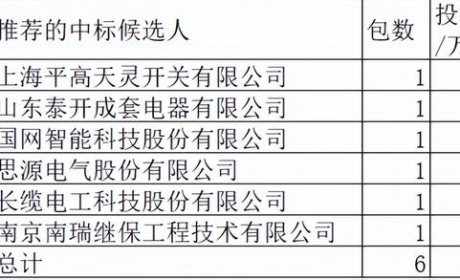 山东电力追加关键物资1179万6企分，平高中充气式高压开关柜占30%