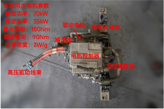 电动车比亚迪“元”细化拆解，细看电池与电驱系统