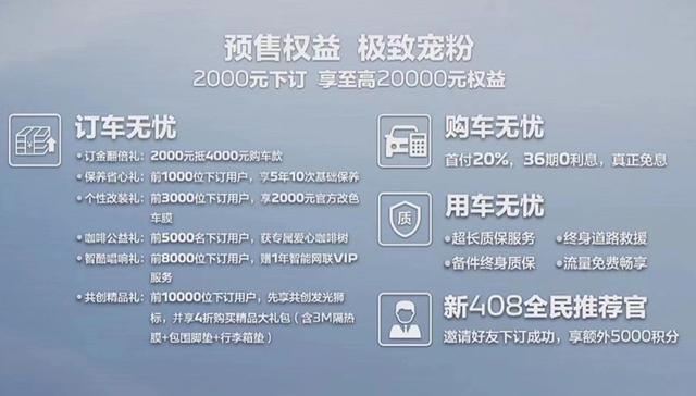 内外全面革新，东风标致新408预售10.57万元起