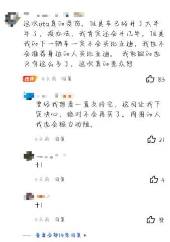 比亚迪“OTA事件”惹众怒，这一次连“迪粉”都绷不住了