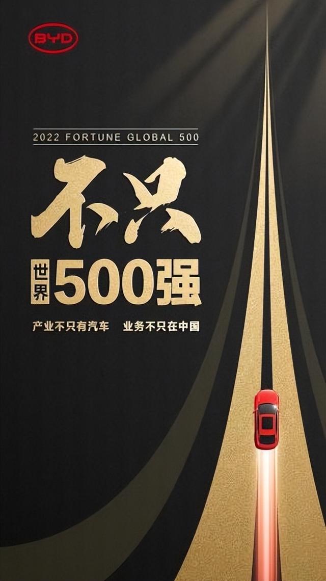 《财富》世界500强榜单全球发布！比亚迪强势入围，九次登顶销冠