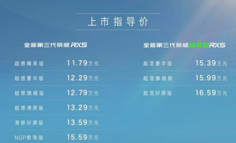 上汽携两款新车前来报到！搭1.5T发动机，配色丰富，售11.79万起