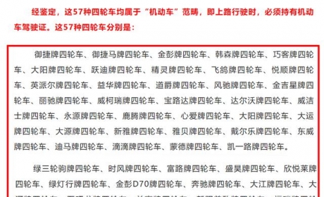 曝光！这57种老年代步车，无法上牌，无证驾驶可处拘留