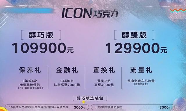 推两款车型，搭载1.5T四缸发动机，吉利ICON售10.99万起