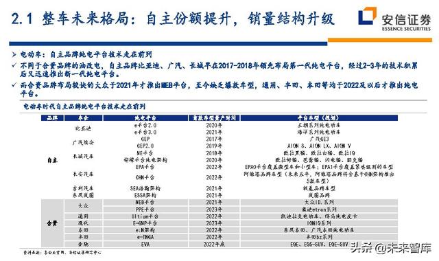 汽车行业深度研究及投资策略：技术路线、格局、盈利、竞争、车企