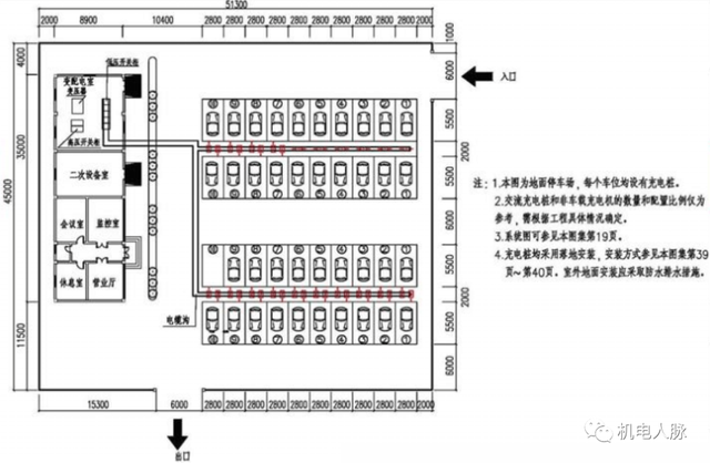 某地产充电桩设计标准与安装构造节点参考图