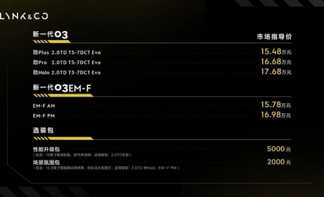 全新领克03正式上市 15.48万起 思域最强敌人来了？