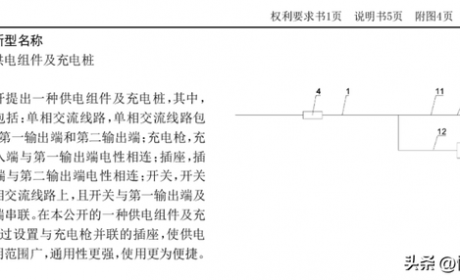 关注 | 小米汽车充电桩专利获得授权：可通过增设插座提高通用性