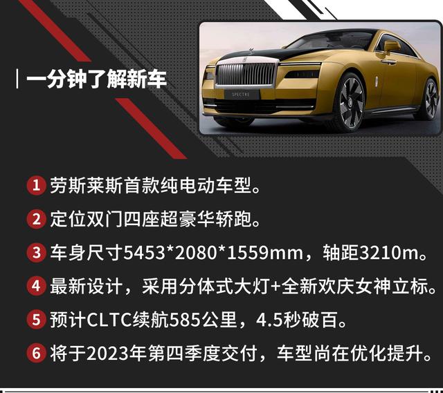 全球最奢华的电动车！劳斯莱斯全新轿跑发布 700万能买到吗？