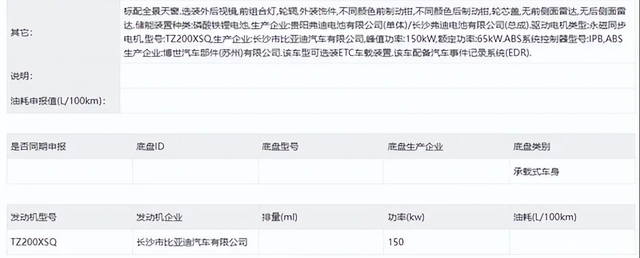 应对Model 3降价 比亚迪汉EV低功率版申报图曝光