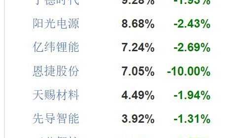 ETF突发 | 锂电池ETF跌2.5%，重仓股恩捷股份跌停