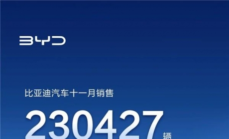 ​“迪王”势不可挡！比亚迪11月售车再破20万辆大关