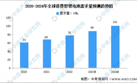 2023年全球及中国消费型锂电池市场数据预测分析