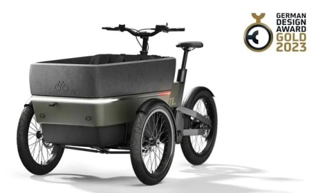 一款获得2023年德国设计大奖的货运电动自行车